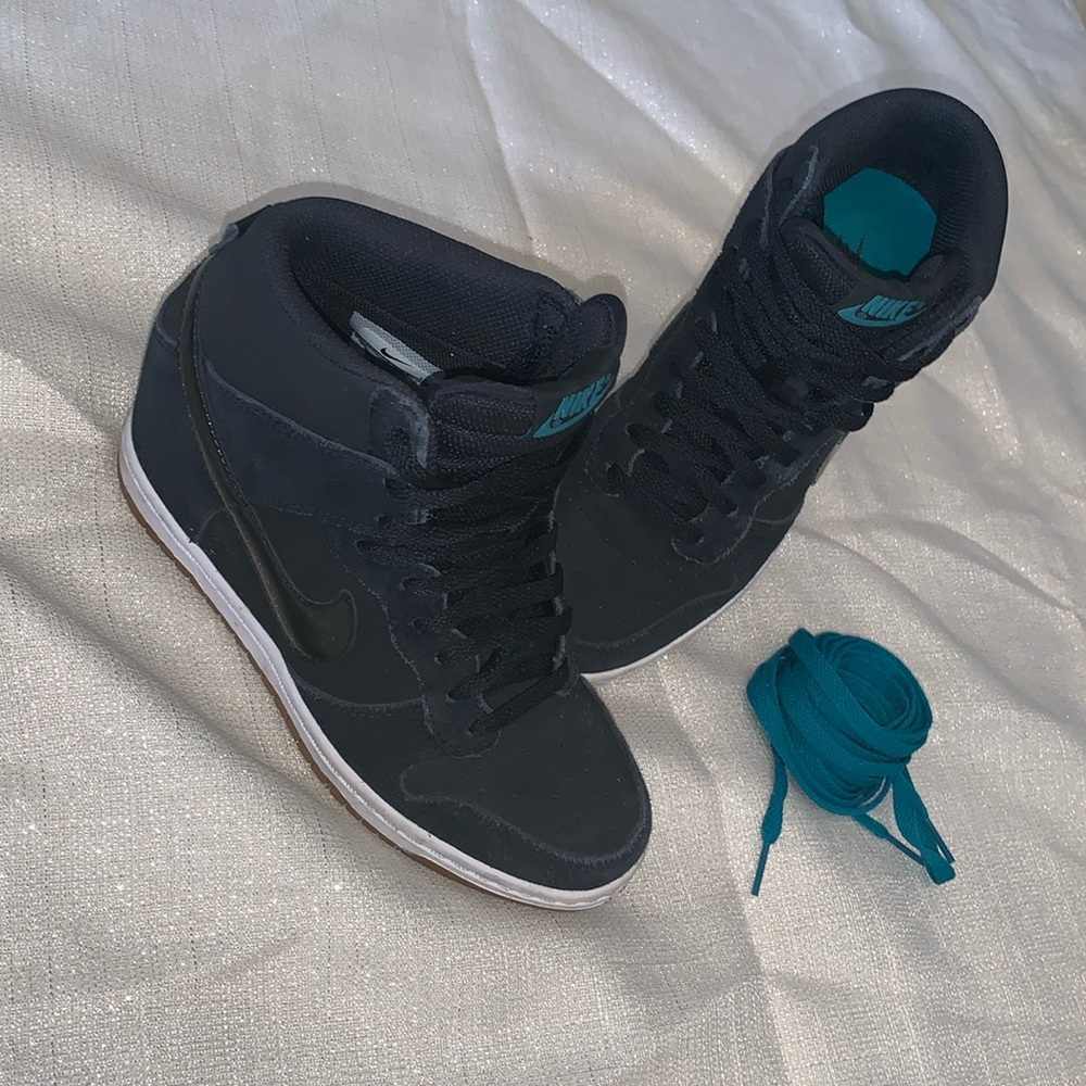 Nike Dunk Sky Hi Hidden Wedge Black US 7.5